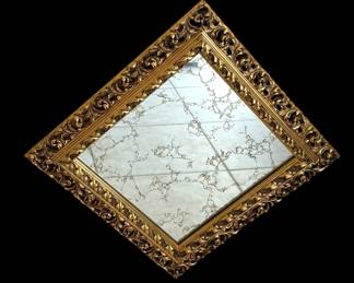Vintage Gold Fleck Wall Mirror