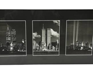 NYC Twin Towers Tribute Framed Print