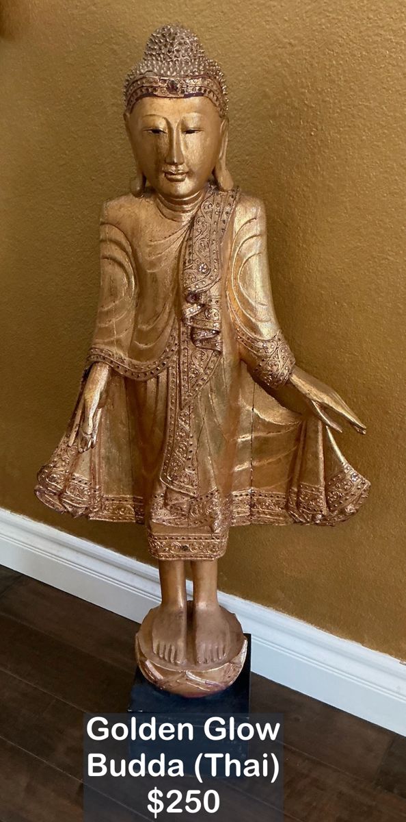 Golden Glow Budda Thai Style Statue for $250