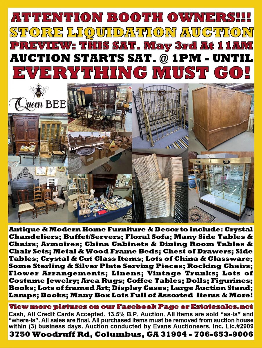 QB Closing Auction flyer