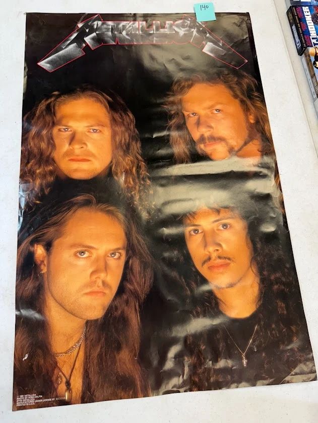 Vintage Metallica Poster