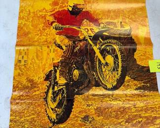 Vintage Motorbike Poster