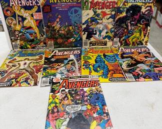 Lot of Vintage Marvel Avenger Comic Books