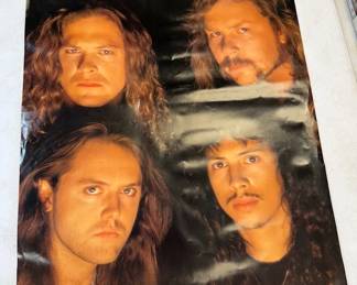 Vintage Metallica Poster