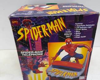 Vintage Spiderman Landline Telephone, NIB