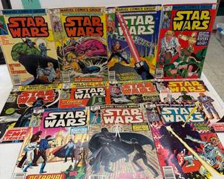 Lot of Vintage Star War Comic Books