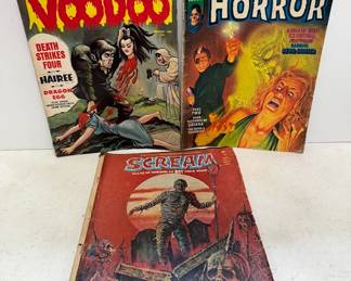 Voodoo, Horror, Scream Comic Books