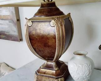 Heavy Mid Century Lamp, Lenox