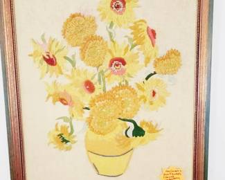 Van Gogh's work in needlepoint