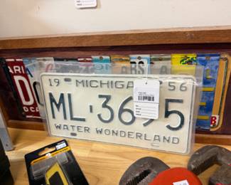 1956 License Plate