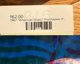 1967 "American Shakti" Psychedelic Poster