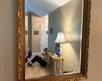 Gold Framed Mirror