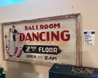 Dennis Gerathy Hand Painted Sign