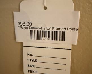 "Porto Ramos-Pinto" Framed Poster
