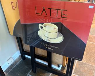 Cafe Themed Folding Trays