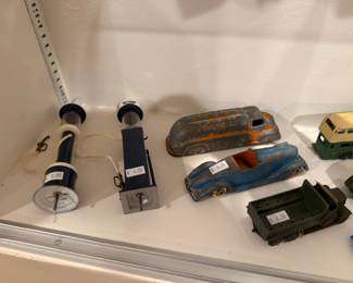 Vintage Toy Vehicles, Vintage Toy Gas Pumps
