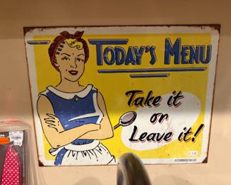 Vintage Style Retro Metal Sign