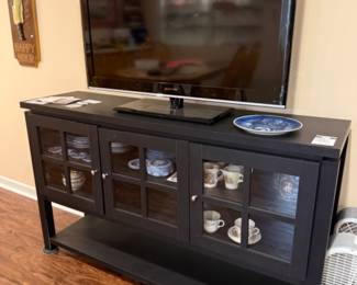 Glass Storage Media Cabinet, TV