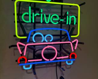 50's Drive-In Neon Sign