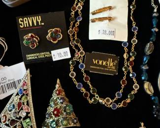 Earring Sets, Brooches, Necklaces