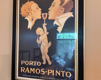 "Porto Ramos-Pinto" Framed Poster