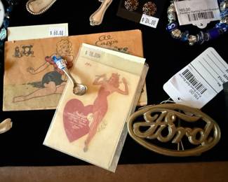 Ford Brass Belt Buckle, Pandora Sterling Charm Bracelet
