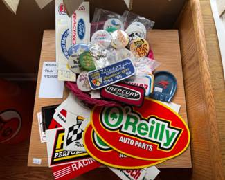 Unmarked Pins & Stickers