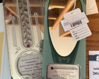 Antique Detroit Advertising Thermostat