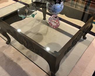 FRENCH STYLE COFFEE TABLE 44” SQUARE