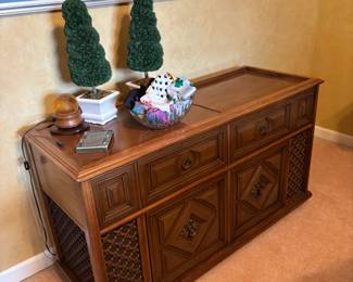 Vintage record player