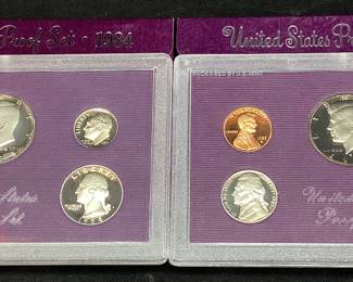 1984 & 1985 U.S. PROOF SETS