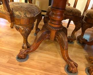 Ornate base to table