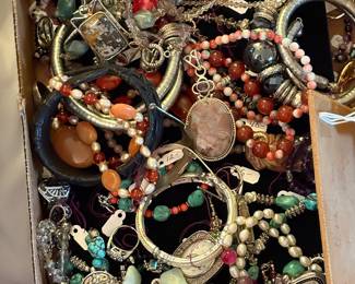 Boxes of jewelry 