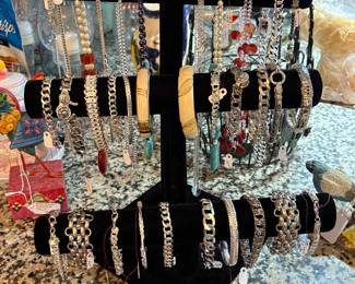Sterling bracelets & necklaces