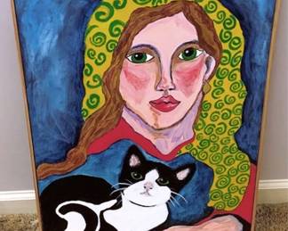 190 - Kim Gregory Oil on Canvas - 25" x 18"