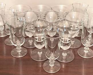 426 - Lot of 15 Glasses - 5" Tall