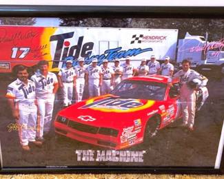 229 - Darrel Waltrip Signed Poster - 20" x 25"