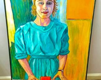 187 - Kim Gregory Oil on Canvas - 37" x 25"