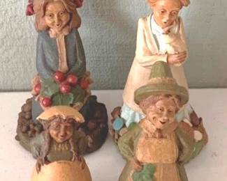 113 - Tom Clark Assorted Gnome Figures - 7" tall qty 4