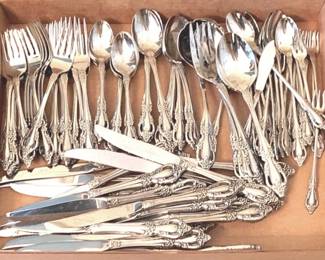 413 - Tray Lot of Oneida Flatware
