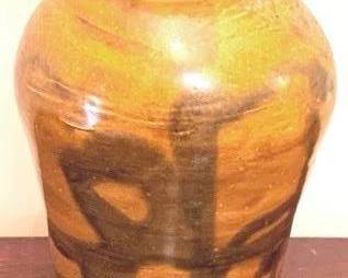 455 - Art Pottery Vase - Signed - 7" Tall