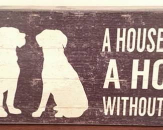 460 - Dogs Wall Hanging - 7" x 16"