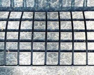 28 - Metal Planter - 10" x 32" x 12"