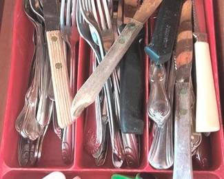282 - Drawer Lot Flatware