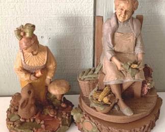 100 - Tom Clark "Rosemary" & "Leah" Figures 11" tall