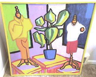 215 - Bob Jones Oil on Canvas - 37" x 37"