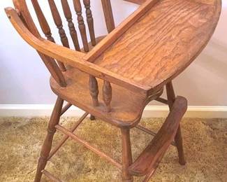 247 - High Chair - 38" x 18" x 17"