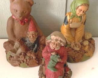 112 - Tom Clark Assorted Gnome & Other Figures 8" tall
