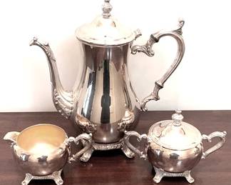 422 - Silver Plated Tea Set