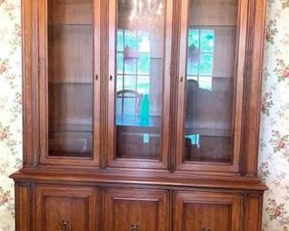 439 - Henredon China Cabinet - 80" x 56" x 17"